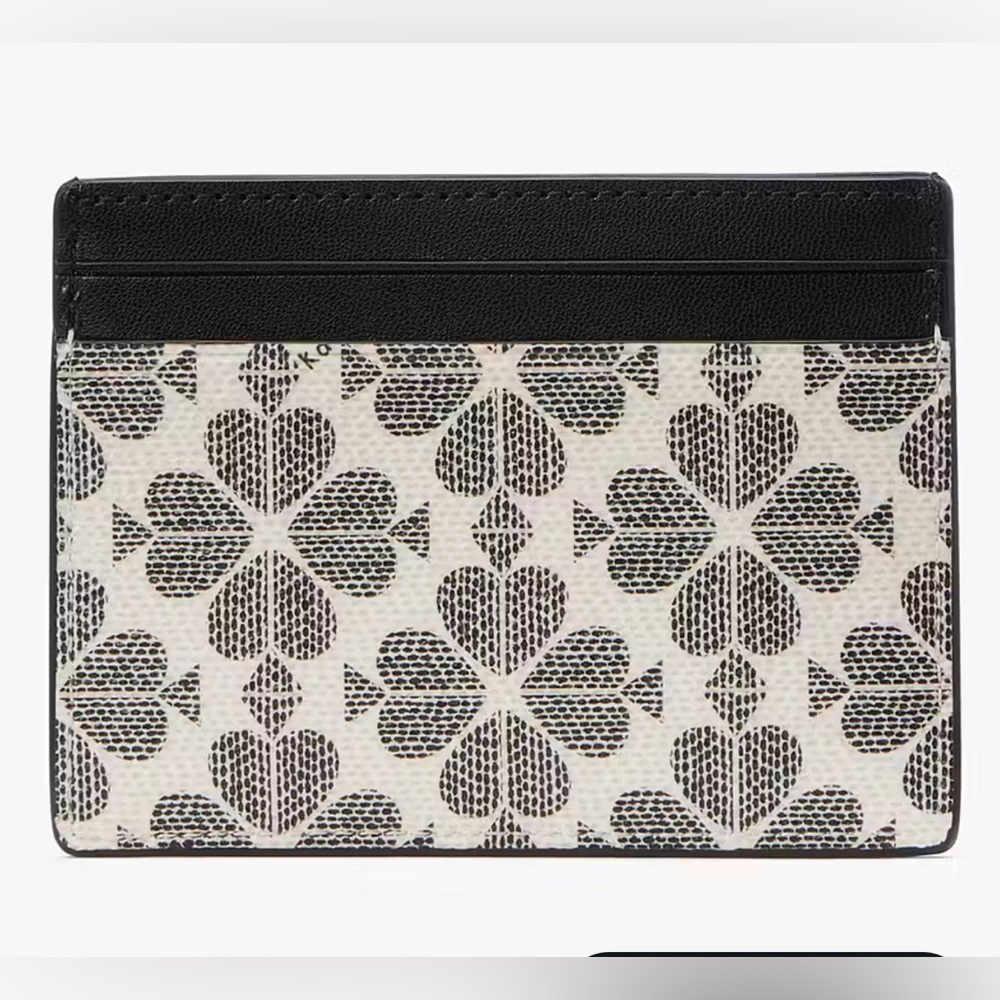 Kate Spade NWT Spade Flower Slim Card Holder, Style KI371
